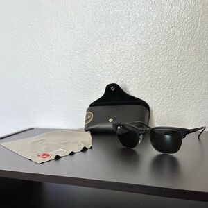 Ray-ban RB3716 Clubmaster Metal matte black Polarized